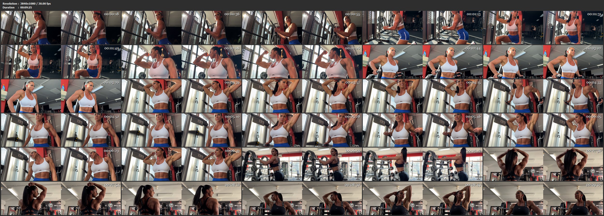 Szilvi Gym Shooting 3D 07